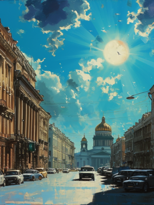 Весь центр Петербурга