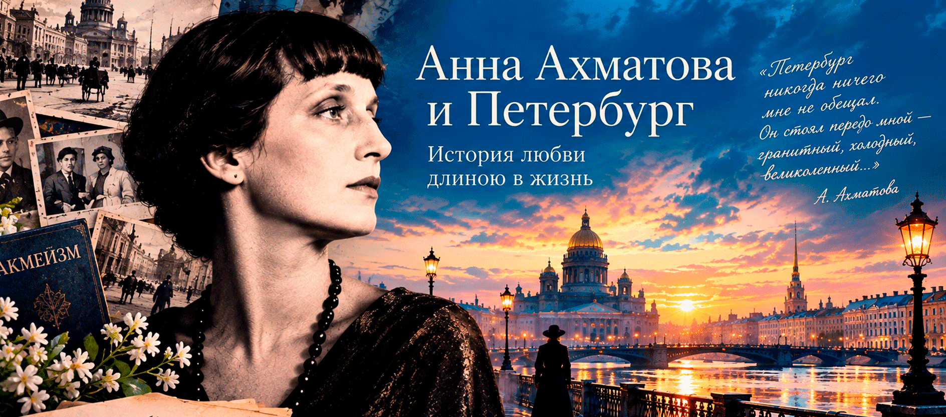 Анна Ахматова и Петербург: история любви длиною в жизнь